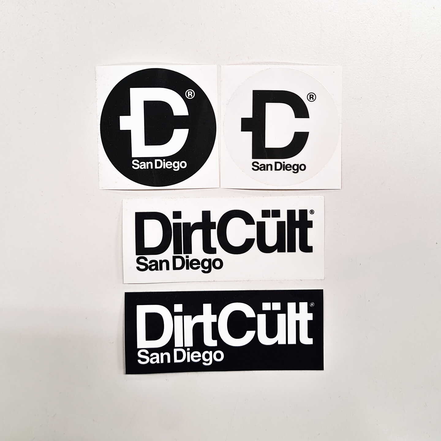 4-Pack DirtCult Stickers 