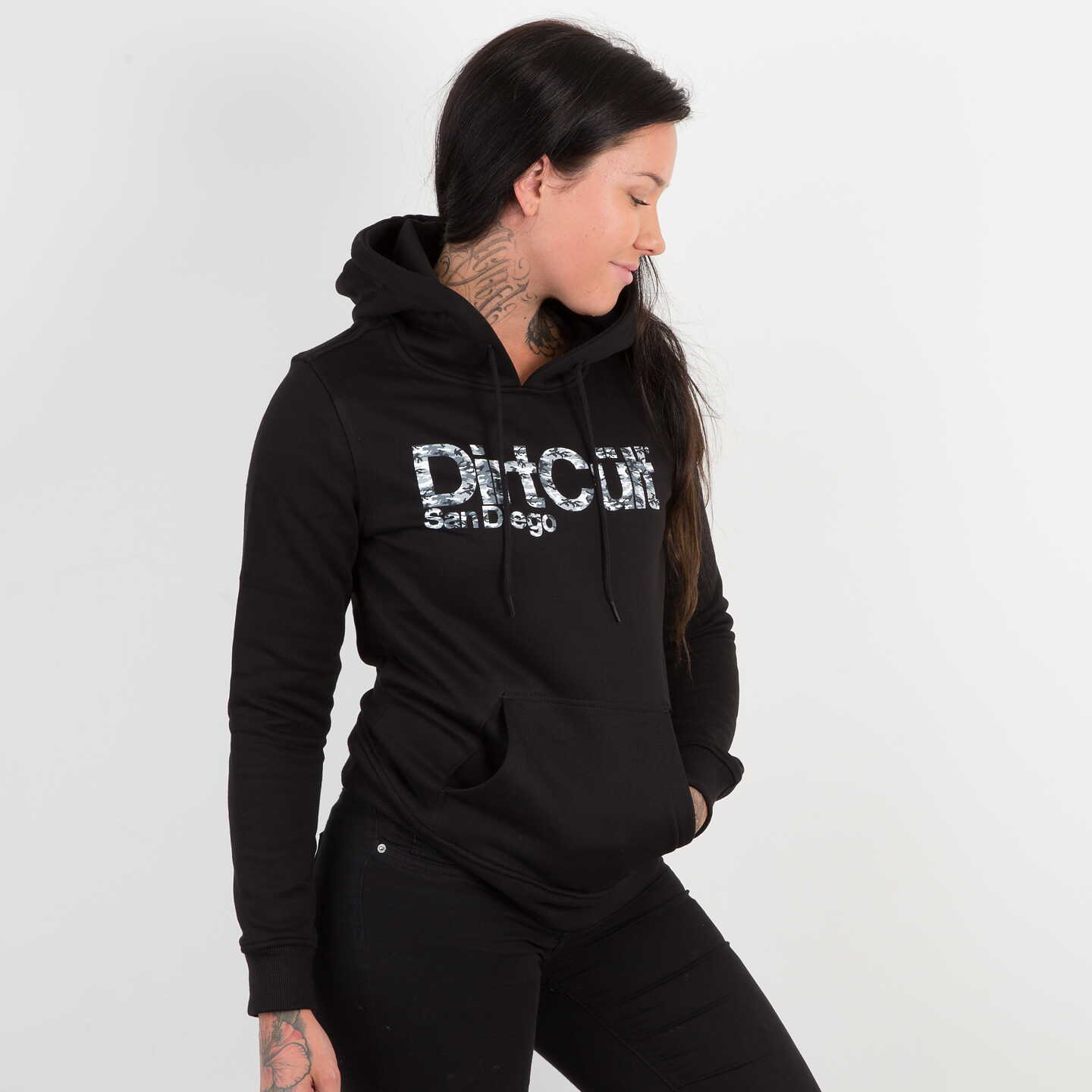 DIRTCULT CITYCAMO GIRLS HOODIE