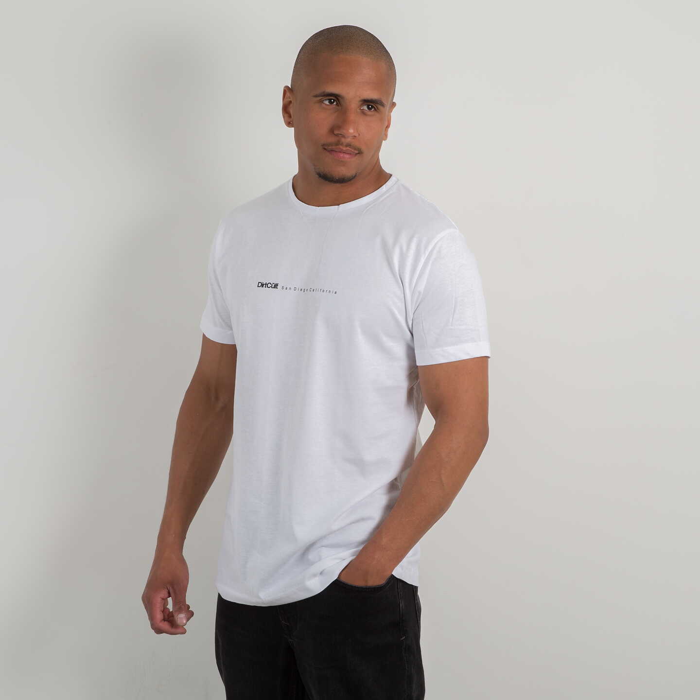 DirtCult Ike Essential Tee D1 - White 