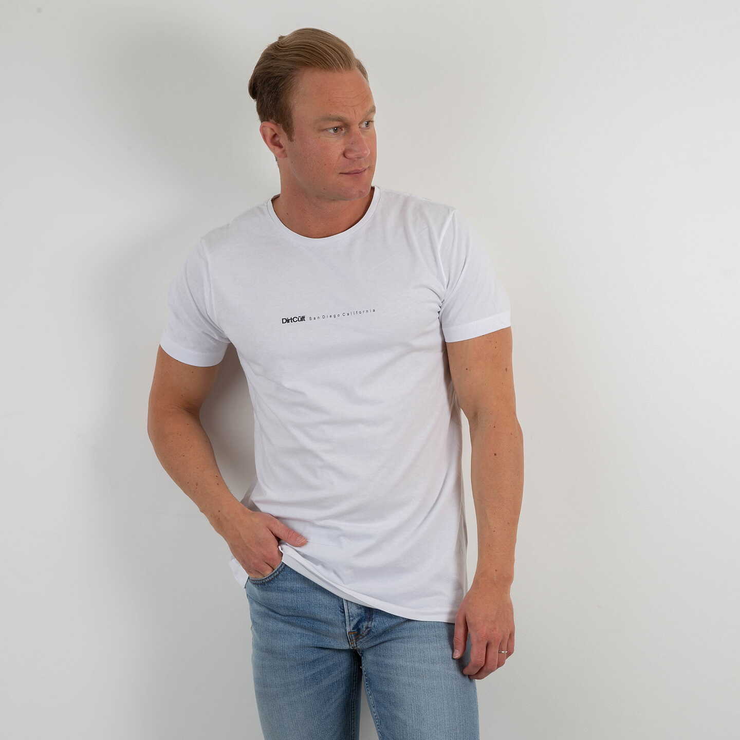 DirtCult Ike Essential Tee D1 - White 